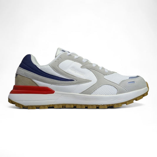 BEQUEM 0212B WHITE/NAVY/RED
