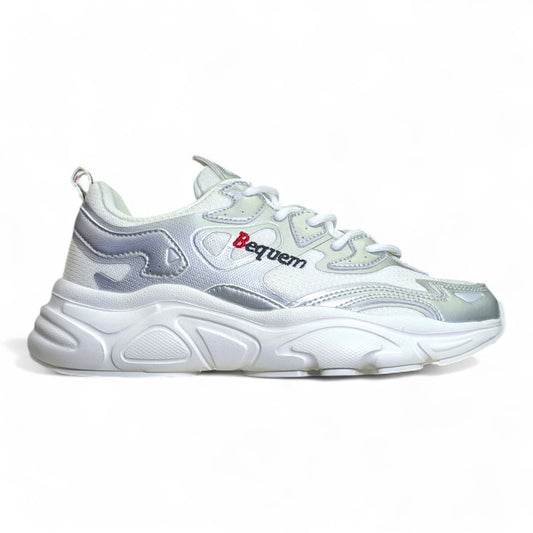 BEQUEM 0211A SILVER/WHITE