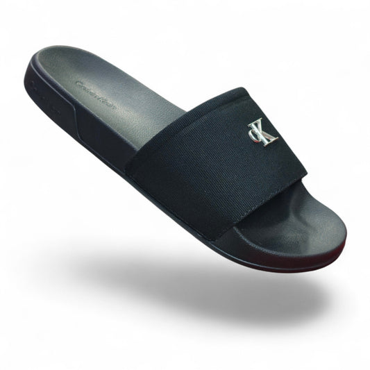 SANDALIA CALVIN KLEIN ESS SLIDE CANVAS HDW